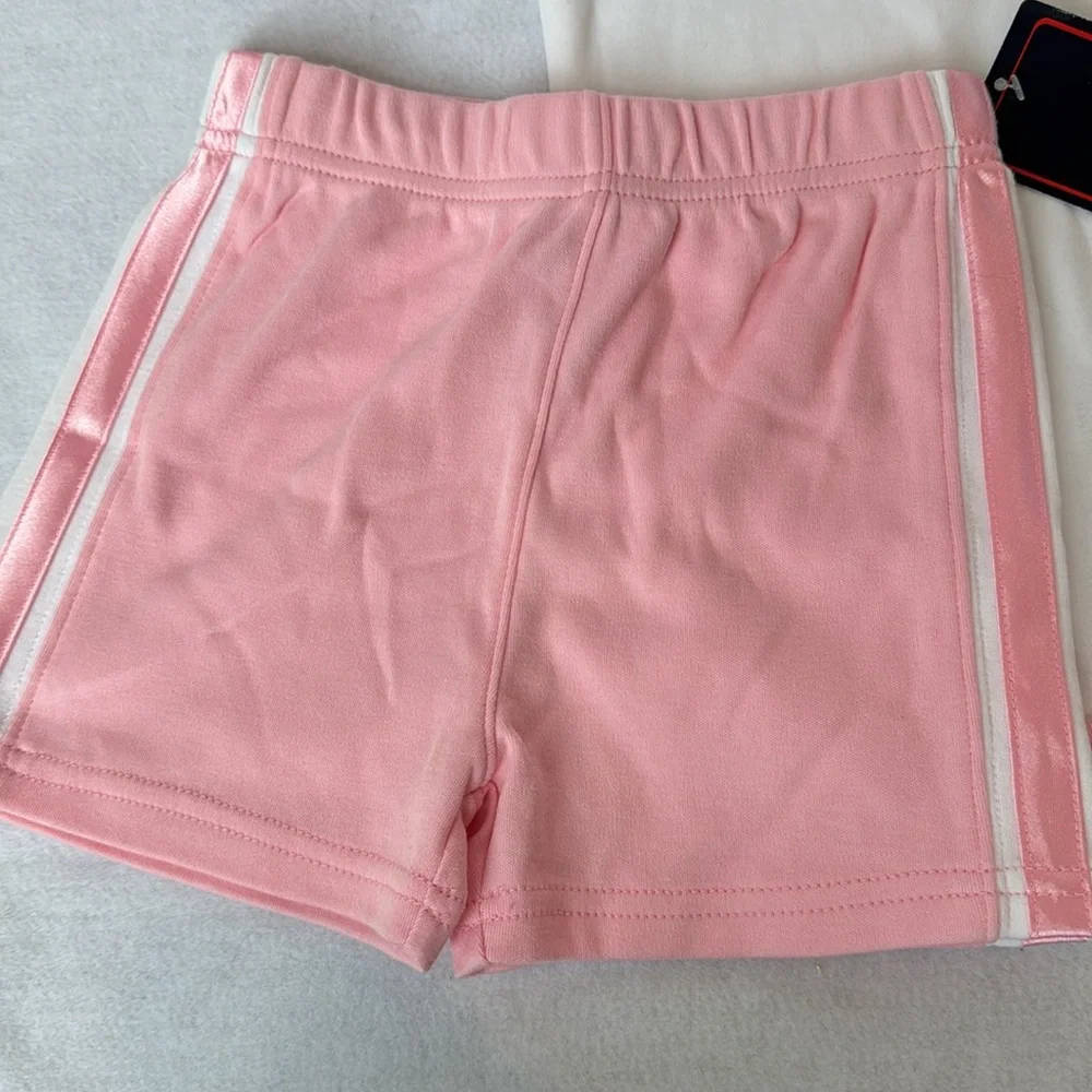 Baby Girls Detroit Tigers 2 Piece Outfit Pink White 24 Months Onesie Shorts - Picture 3 of 10